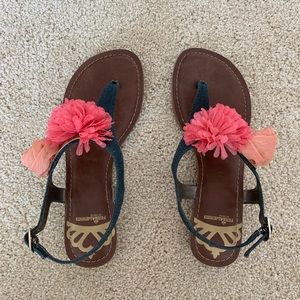 Fergie Floral Summer Sandals size 6.5 *brand new*